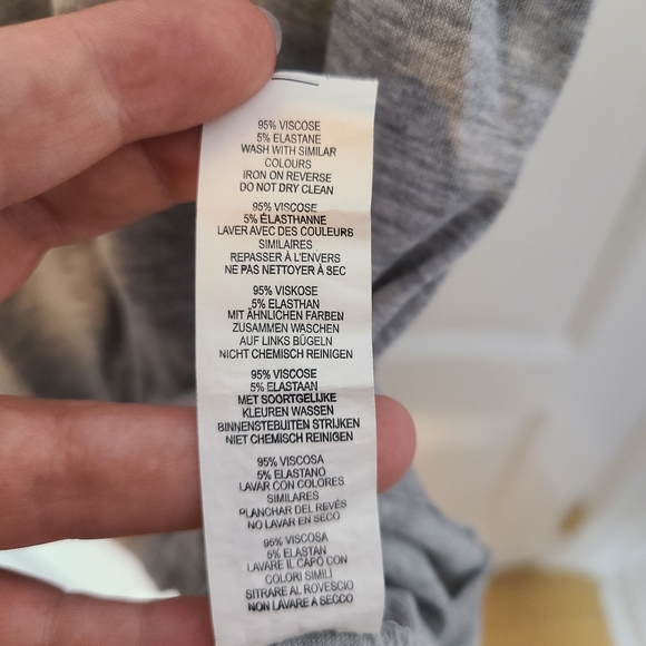 ♦️$5 ADD ON / Boohoo Grey Scoop Neck Tank Top Size US 18 - Picture 4 of 5